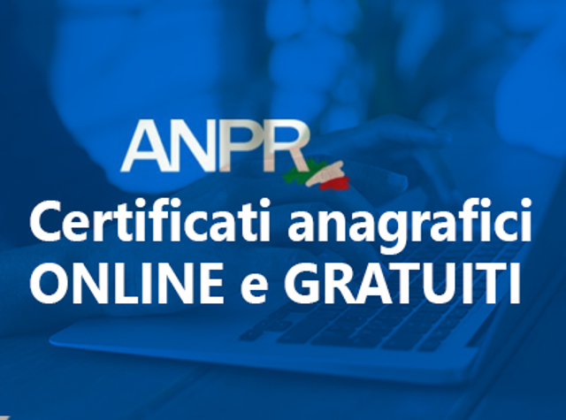 Sul portale ANPR certificati online e gratuiti per i cittadini